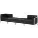 Flash Furniture ZB-IMAG-SET7-GG Hercules Imagination Series Modular Sofa Set, 113"W, LeatherSoft Upholstery, Stainless Steel Accents 1 image