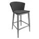 emuamericas A1210 Elly Aluminum Bar Stool with Synthetic Wicker Back & Seat, Footrest, Armless 1 image
