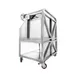 Grillworks GWI42 55" Freestanding Wood Fired & Charcoal Parrilla Grill w/ (2) Adjustable Grills 3 image
