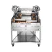 Grillworks GWI42 55" Freestanding Wood Fired & Charcoal Parrilla Grill w/ (2) Adjustable Grills 4 image