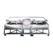 Grillworks INFIERNO X166 166" Wood Fired & Charcoal Parrilla Grill w/ (4) Adjustable Grills 3 image
