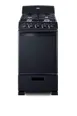 Summit RG201B Gas Range, 20" W, 2.3 Cu.Ft. Oven Capacity 1 image