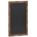 Flash Furniture HGWA-3GD-CRE8-791315-GG Mag Chalkboard, 24" x 36", Black Wood Frame,Eraser/Hardware 1 image
