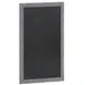Flash Furniture HGWA-5GD-CRE8-272315-GG Chalkboard, 24" x 36", Black Porcelain Steel, Frame, Gray 1 image