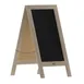 Flash Furniture HGWA-GDI-CRE8-472315-GG Canterbury 40" x 20" A‑Frame Chalkboard, Black Wood Folds Flat 1 image