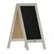 Flash Furniture HGWA-GDI-CRE8-654315-GG Chalkboard Sign Set, 40" x 20", Black, Pine Frame, Wthr - Set 1 image