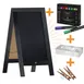 Flash Furniture HGWA-GDIS-CRE8-052315-GG Magnetic Sign Set, 40" x 20" Wood Black - Set 1 image