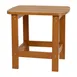 Flash Furniture JJ-T14001-TEAK-GG Adirondack Side Table, 18" H x 16"-23" W, Resin Wood, Teak Lattice Top, Base 1 image