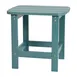 Flash Furniture JJ-T14001-TL-GG Adirondack Table, 18" H x 16-23" W, Teal Resin Wood, Lattice Top, Resin Base 1 image