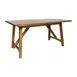 Flash Furniture KER-T-851-BRN-60-GG Everly 60" Rectangular Dining Table, Light Cappuccino, Bamboo, Seats 6 1 image