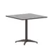 Flash Furniture TLH-053-3-BZ-GG Square Table 31.5" W x 31.5" D x 27.5" H Bronze Steel Top, Alum Base, Glides 1 image