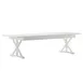Flash Furniture XA-F-108X40-XLEGS-WH-GG - Farm Table, 9' x 40" Bamboo X‑Legs, White Pine Top, Dining Height 1 image