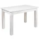 Flash Furniture XA-F-46X30-WH-GG - Dining Table, 46" W x 30" D x 29.5" H, Pine Bamboo Legs, White, Seats 4 1 image