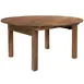 Flash Furniture XA-F-60-RD-GG Round Dining Table, 59-3/4" Dia., Pine Wood Top, Rustic, 3" Folding Legs, 30" 1 image