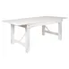 Flash Furniture XA-F-84X40-WH-GG Hercules Restaurant Table, 84" W x 40" D x 30" H, White Bamboo Top, Seats 6 1 image