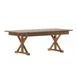 Flash Furniture XA-F-84X40-XLEGS-GG Folding Farm Table, 7' x 40" X-Legs, Rustic Pine, Bamboo Steamer Build 1 image
