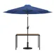 Flash Furniture XU-DG-UH3048-UB19BNV-GG Table Set, 48" W x 30" D, Steel Frame, Navy Umbrella & Base, 30" H 1 image