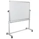 Flash Furniture YU-YCI-003-GG Magnetic Marker Board 53" W x 62-1/2" H, White Powder‑Coated Frame 1 image