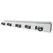 IMC Teddy MH5 - 5-Position Mop and Broom Holder, Heavy-Duty Stainless Steel Construction, Wall-Mount 1 image