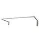 IMC Teddy PRW-1-1236 Stainless Steel Single-Bar Wall Mount Pot Rack - 36"W x 12"D 1 image