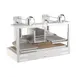 Mibrasa GMB 160 FIRE 64" Countertop Charcoal Parrilla Grill w/ (2) Adjustable Grills, Fire Basket 1 image
