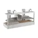 Mibrasa GMB 200 FIRE 82" Countertop Charcoal Parrilla Grill w/ (2) Adjustable Grills, Fire Basket 1 image