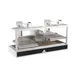 Mibrasa GMB 200 FIRE 82" Countertop Charcoal Parrilla Grill w/ (2) Adjustable Grills, Fire Basket 2 image