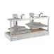 Mibrasa GMB 200 82" Countertop Charcoal Parrilla Grill w/ (2) Adjustable Grills 2 image