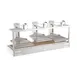 Mibrasa GMB 252-3GR 99" Countertop Charcoal Parrilla Grill w/ (3) Adjustable Grills 1 image