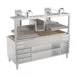 Mibrasa GMBMC200 FIRE 82" Charcoal Parrilla Grill w/ (2) Adjustable Grills, Stand Base, Fire Basket 1 image