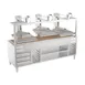 Mibrasa GMBMC252-3GR 99" Charcoal Parrilla Grill w/ (3) Adjustable Grills and Complete Stand Base 1 image