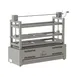 Mibrasa RM SE 115 52" Countertop Robatayaki Charcoal Grill w/ 3 Adjustable Tiers and Elevating System 4 image
