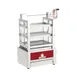 Mibrasa RM SE 60 32" Countertop Robatayaki Charcoal Grill w/ 3 Adjustable Tiers and Elevating System 6 image