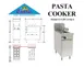 Comstock-Castle CCGPC11SQ-6 Gas Pasta Cooker w/ 11 Gallon, Manual Fill, 70.000 BTU 2 image