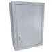 IMC Teddy AC-1836 18" Wall Mount Accessory Cabinet, 18"W x 4"D x 36"H, 304 Stainless Steel, Hinged Door, NSF Compliant 1 image