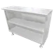 IMC Teddy DBC-1836 18"x36" Open Front Stainless Steel Dish Cabinet with Undershelf - 18 Gauge Body 1 image