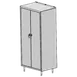 IMC Teddy DTC-36 Stainless Steel Detergent Cabinet - 18"W X 36"L X 72"H 1 image