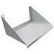 IMC Teddy MVS-1824 Wall‑Mounted Microwave Shelf, 18" D x 24" W, 16‑Gauge Stainless Steel, Includes Brackets 1 image