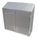 IMC Teddy OC-2415HS 15"D x 24"W x 36"H Stainless Steel Wall-Mounted Cabinet with Hinged Door and Adjustable Shelves 1 image