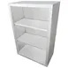 IMC Teddy OC-9615 96" Open Front Stainless Steel Wall Mount Cabinet, 15"D x 36"H, 18/304 Stainless Steel, Adjustable Shelves 1 image
