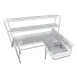 IMC Teddy SISD-84-16 60"x84" Soiled Dishtable,Island / Corner - 16 Gauge S.Steel Top / Right-to-Left 1 image