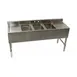 Klinger's Trading BAR32D Underbar Sink, 3 Compartment with 2 Drainboards 1 image