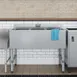 Koolmore SBR3B38-320 38" Underbar Sink Units, 3 Compartment without Drainboard 8 image
