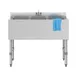 Koolmore SBR3B38-320 38" Underbar Sink Units, 3 Compartment without Drainboard 1 image