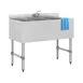Koolmore SBR3B38-320 38" Underbar Sink Units, 3 Compartment without Drainboard 2 image