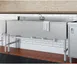 Koolmore SBR3B60-LR-320 60" Underbar Sink Units, Compartment with 2 Drainboards 8 image