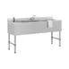 Koolmore SBR3B60-LR-320 60" Underbar Sink Units, Compartment with 2 Drainboards 2 image