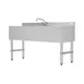 Koolmore SBR3B60-LR-320 60" Underbar Sink Units, Compartment with 2 Drainboards 3 image