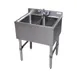 Steel Works SWBAR2B26 Underbar Hand Sink Unit with Splash Mount Faucet - No Drainboard 1 image