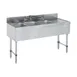 Steel Works SWBAR3B48-R 48" Underbar Sink Units, 3 Compartment with Right Drainboard 1 image